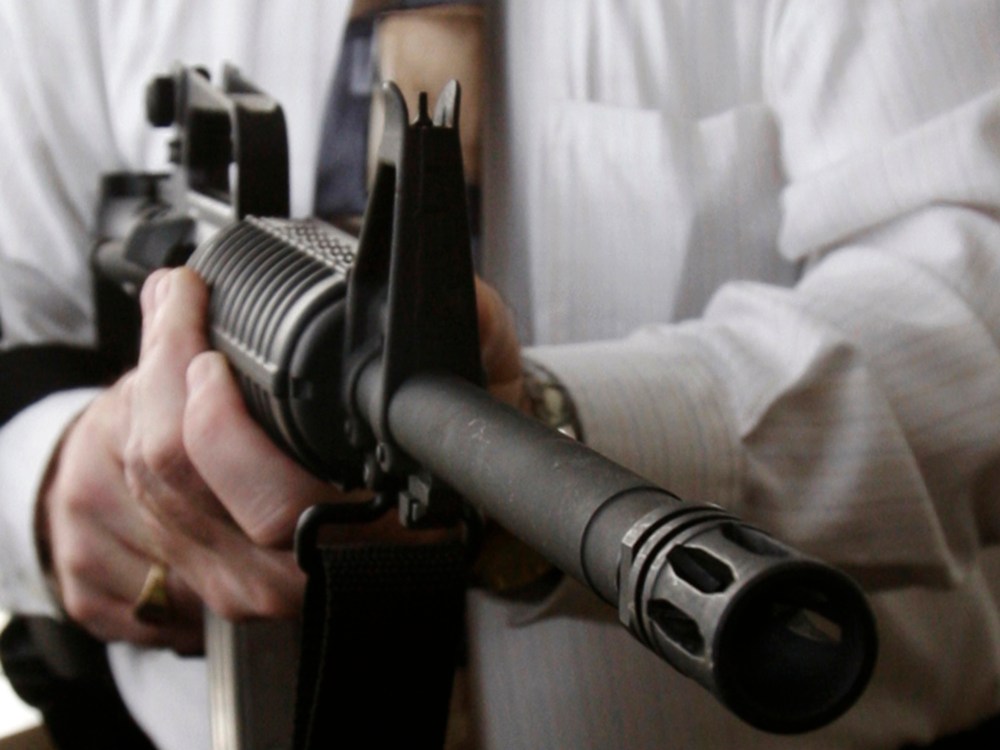 An American manufactured AR-15 Assault Rifle (Photo by Judi Bottoni/AP Photo, File)