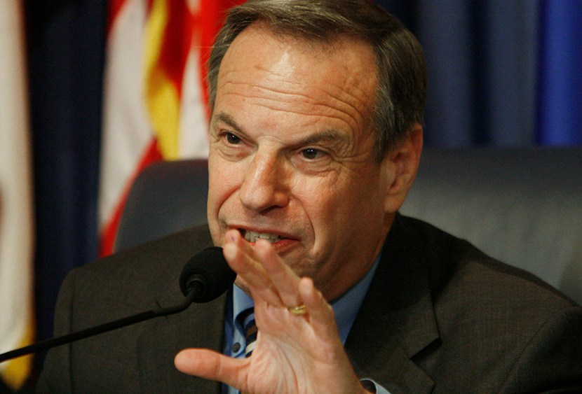Committee chairman Rep. Bob Filner, D-Calif., questions Veterans Affairs Secretary James Peake, not pictured, at the House Committee on Veterans' Affairs hearing regarding veterans' suicides on Capitol Hill in Washington, Tuesday, May 6, 2008. (AP...