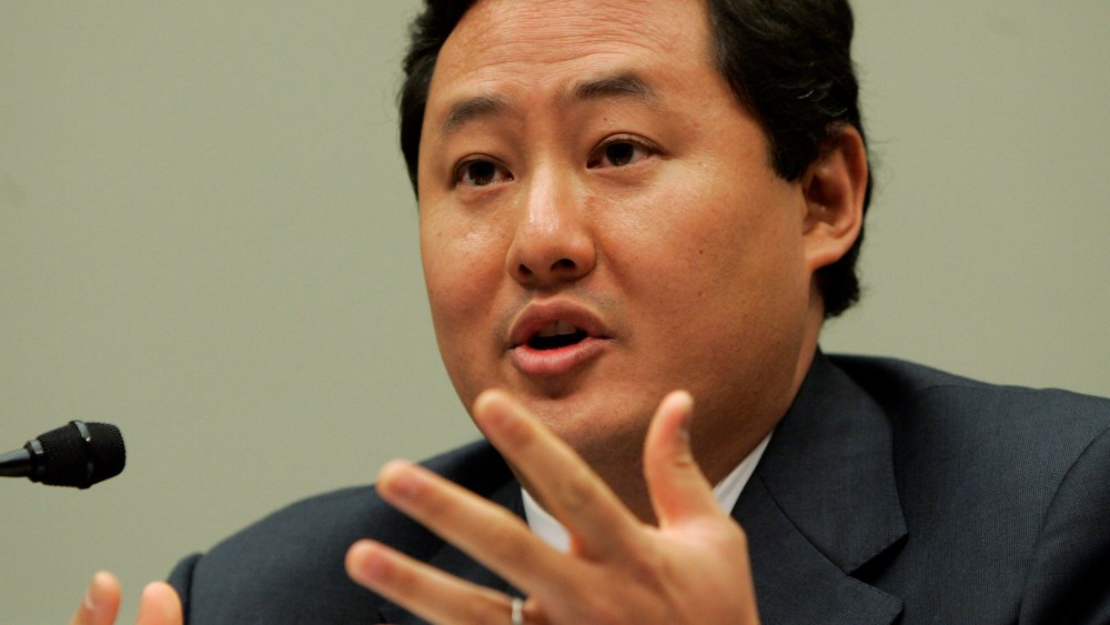 In this June 26, 2008 file photo John Yoo, a law professor at the University of California at Berkeley, testifies on Capitol Hill in Washington.