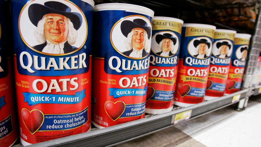 Quaker Oats on display at JJ&F Market in in Palo Alto, Calif.