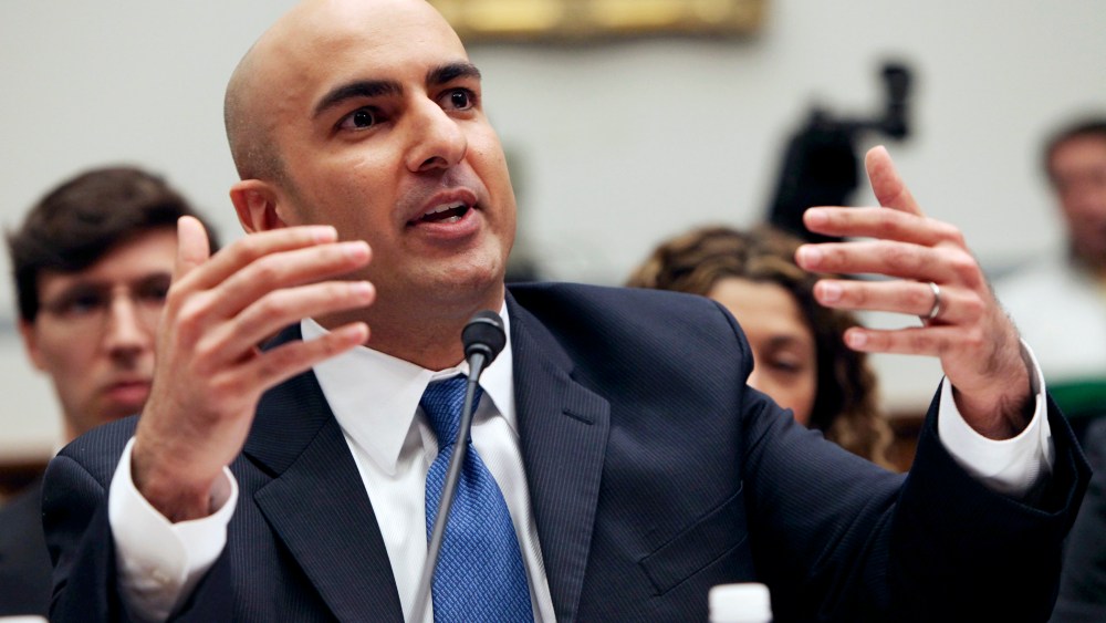 Neel Kashkari, acting interim assistant Treasury Secretary for financial stability, testifies on Capitol Hill in Washington on March 11, 2009.
