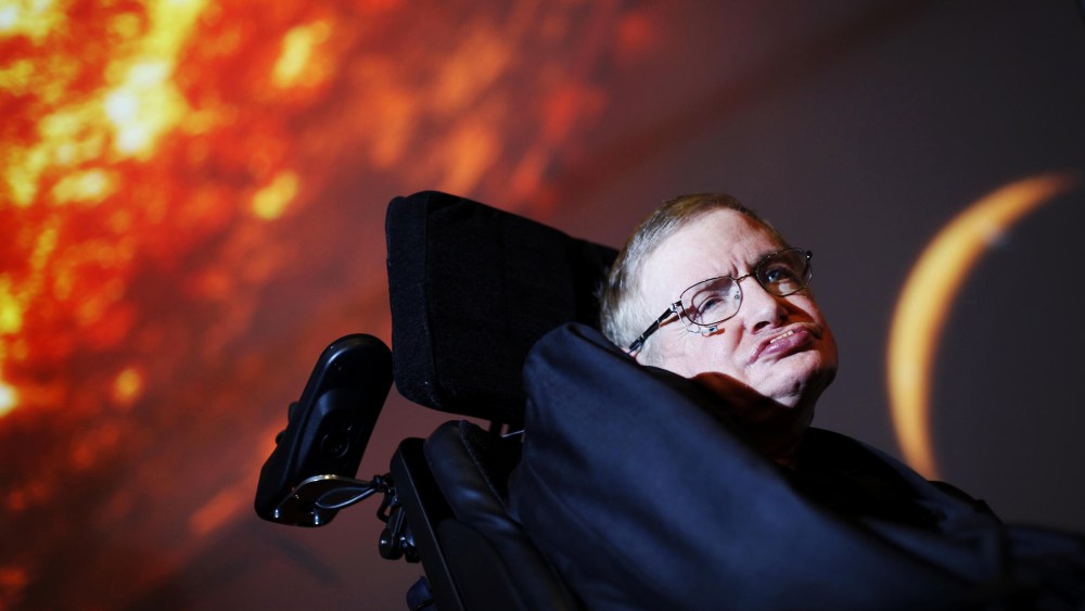 Stephen Hawking, photographed in 2010.