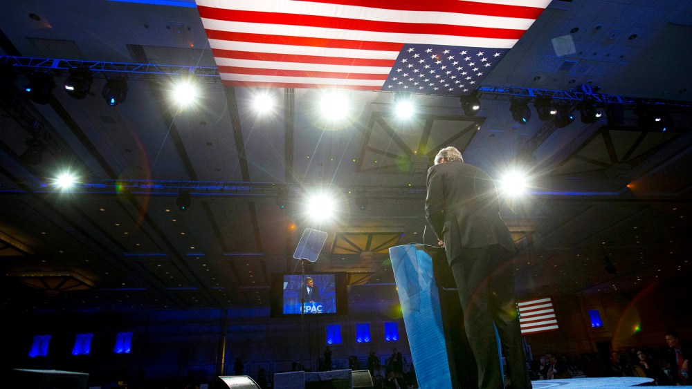 Jeb Bush speaks at the 40th annual Conservative Political Action Conference, March 15, 2013.