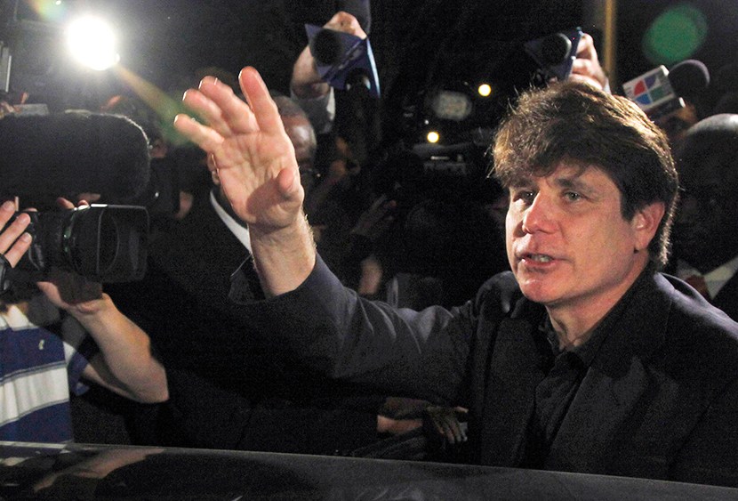 Former Illinois Gov. Rod Blagojevich departs his Chicago home on March 15, 2012 for Littleton, Colo., to begin his 14-year prison sentence on corruption charges. (Photo by Charles Rex Arbogast)