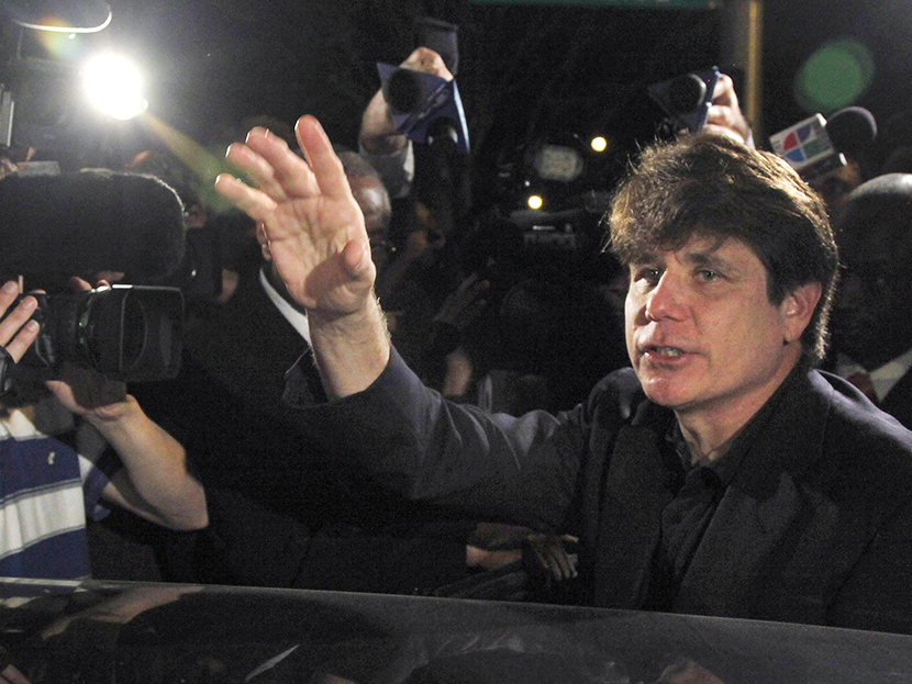 Former Illinois Gov. Rod Blagojevich departs his Chicago home on March 15, 2012 for Littleton, Colo., to begin his 14-year prison sentence on corruption charges. (Photo by Charles Rex Arbogast)