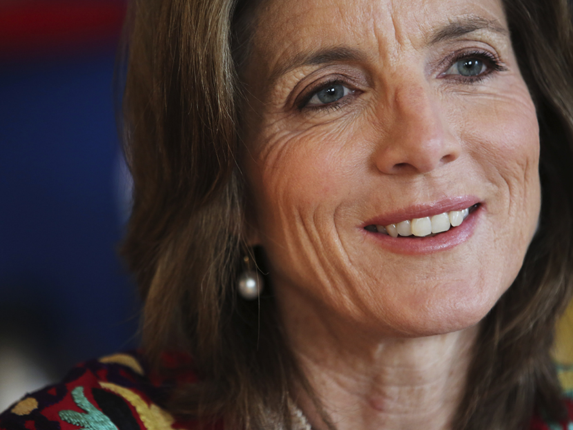 In this Tuesday, March 26, 2013 photo Caroline Kennedy smiles during an interview with the Associated Press in New York. (Photo by Mary Altaffer/AP)