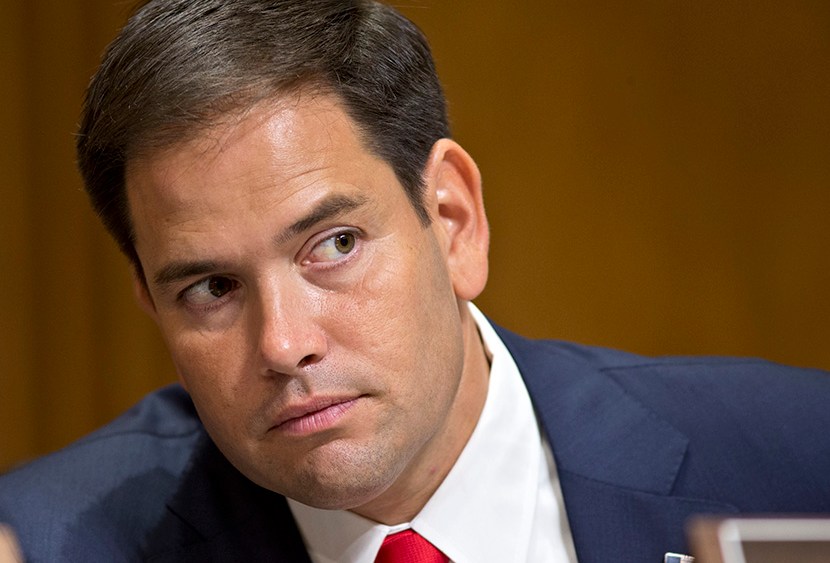 Sen. Marco Rubio, R-Fla., attends a Senate Foreign Relations Committee hearing on the nomination of Victoria Nuland to be assistant secretary of State for European and Eurasian affairs, on Capitol Hill in Washington, Thursday, July 11, 2013. (Photo by...