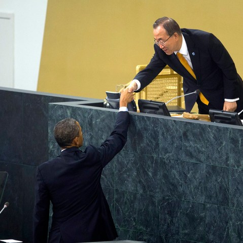 Barack Obama, Ban Ki-Moon, New York