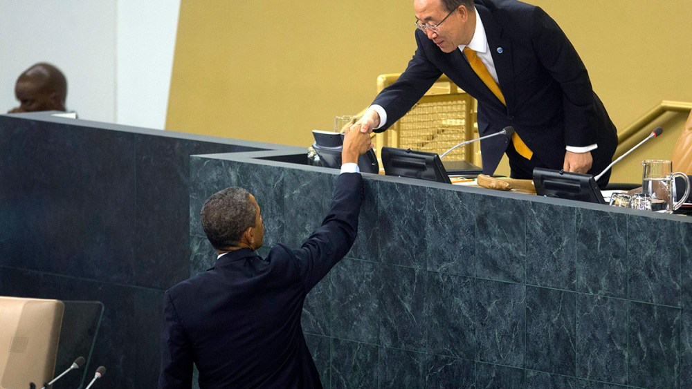 Barack Obama, Ban Ki-Moon, New York
