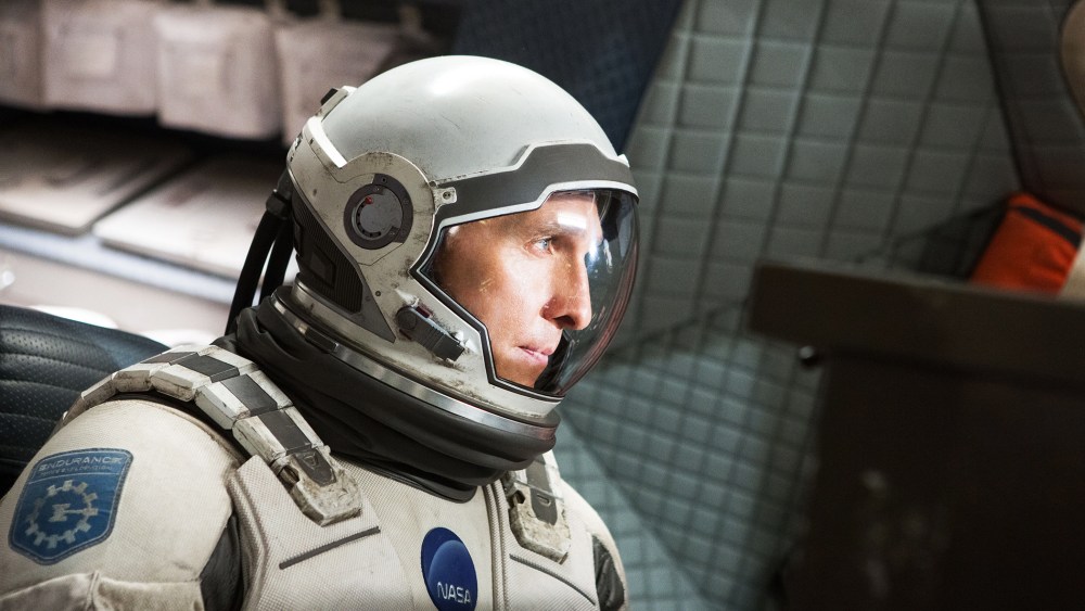 This photo released by Paramount Pictures shows, Matthew McConaughey, in a scene from the film, '"Interstellar," from Paramount Pictures and Warner Brothers Pictures, in association with Legendary Pictures. (Melinda Sue Gordon/Paramount Pictures/AP)