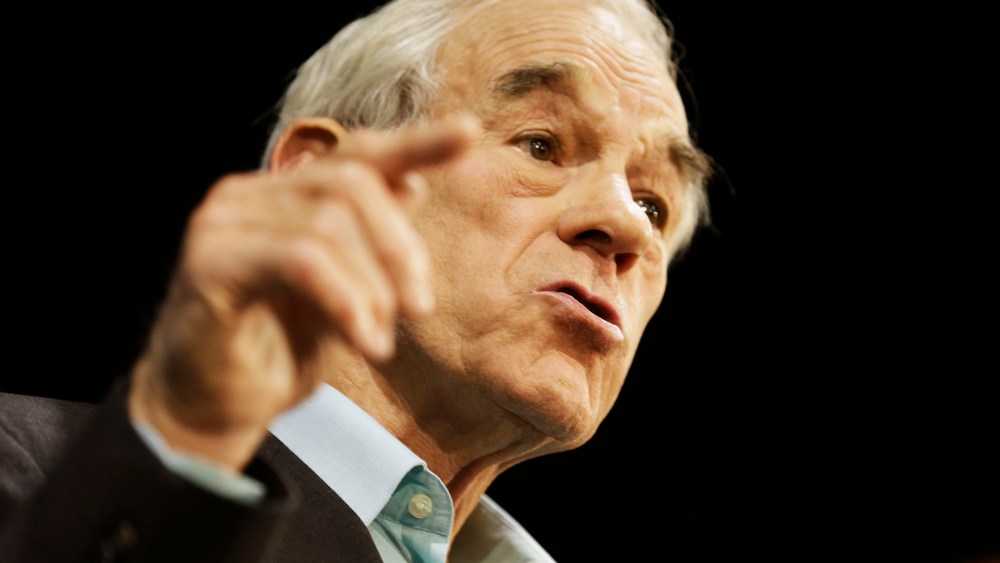 Former Congressman Ron Paul in Richmond, Va., Nov. 4, 2013.
