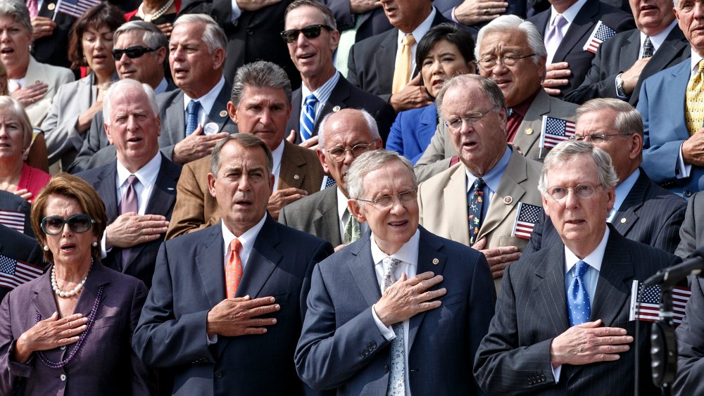 Nancy Pelosi, John Boehner, Mitch McConnell, Harry Reid, Steny Hoyer