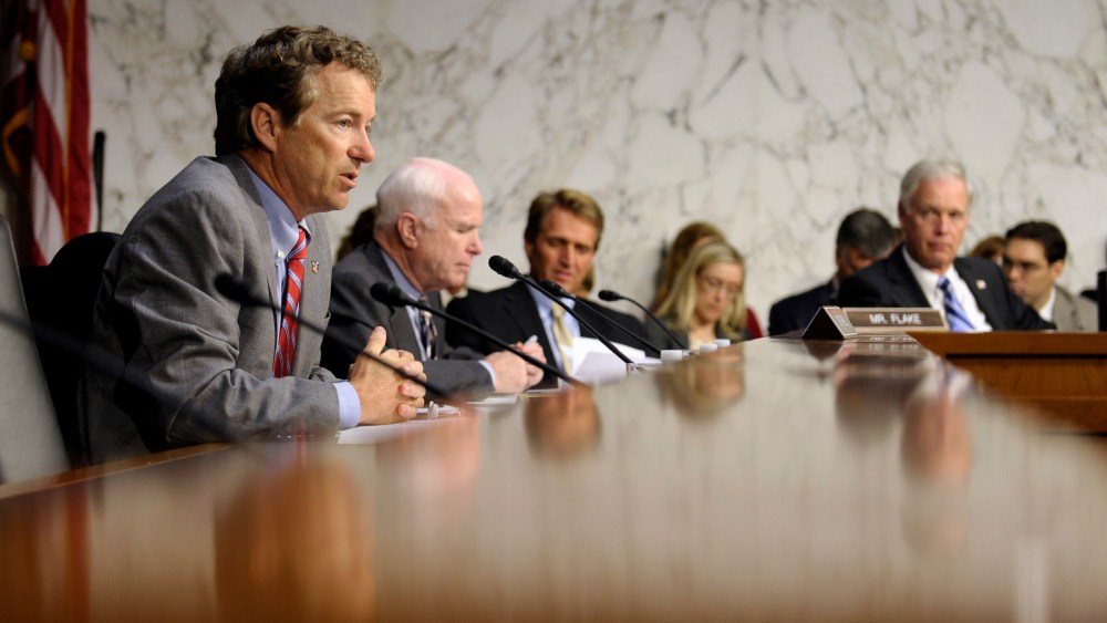 Rand Paul, John McCain, Jeff Flake, Ron Johnson