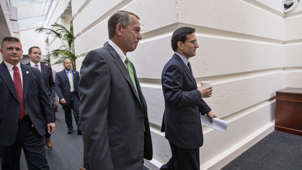 John Boehner, Eric Cantor - Suzy Khimm - 09/26/2013