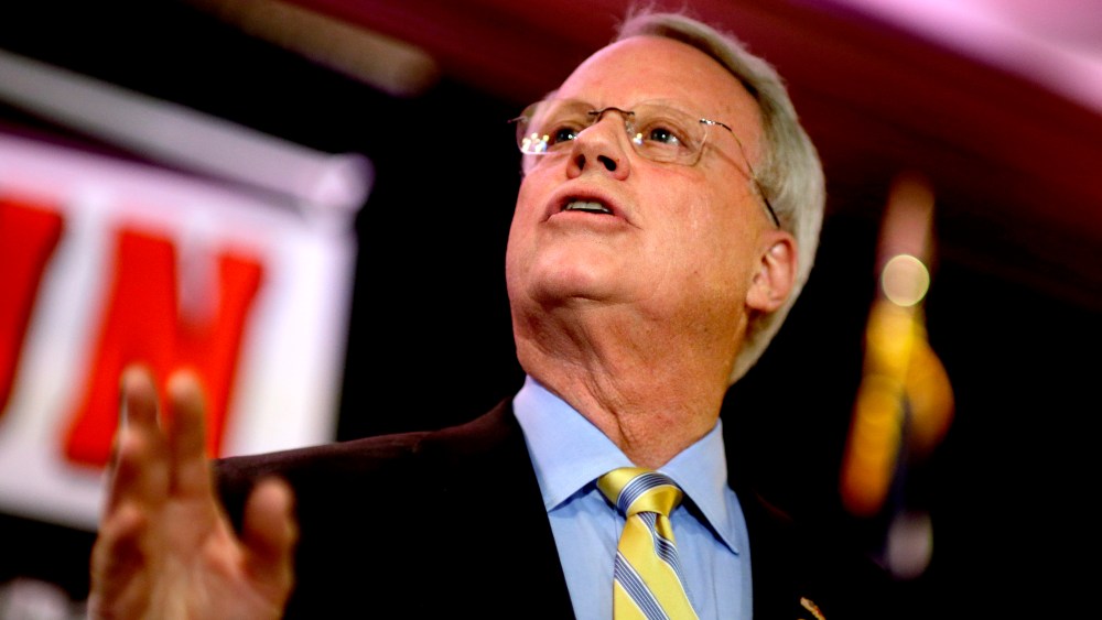 U.S. Rep. Paul Broun, R-Georgia, announces his plans to run for the U.S. Senate seat being vacated by Sen. Saxby Chambliss in 2014, Wednesday, Feb. 6, 2013, in Atlanta. (Photo by David Goldman/AP Photo, File)