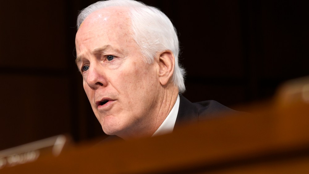 Senate Judiciary Committee member, Sen. John Cornyn, R-Texas, speaks during a hearing on Capitol Hill in Washington, D.C., Jan. 28, 2015. (Photo by Susan Walsh/AP)