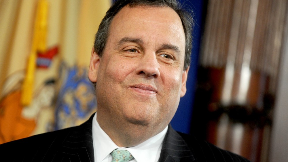 Governor Chris Christie at a public event at the Statehouse in Trenton where he made an announcement related to efforts to end the stigma related to drug addiction, Nov. 25, 2015. (Photo by Dennis Van Tine/STAR MAX/IPx/AP)
