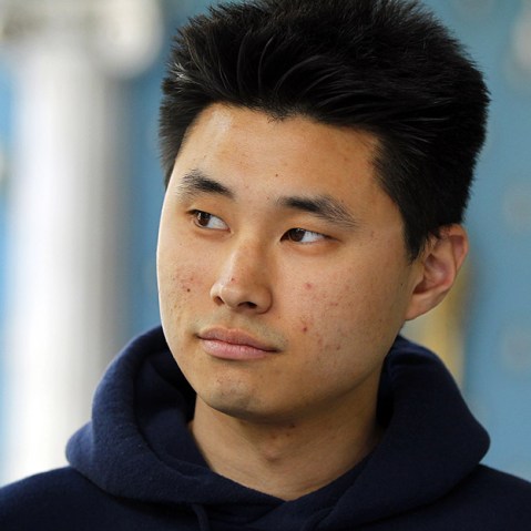 Daniel Chong, at a press conference on May 1, 2012, where he made a statement regarding his arrest by the DEA in San Diego.(Photo by K.C. Alfred/U-T San Diego/AP)