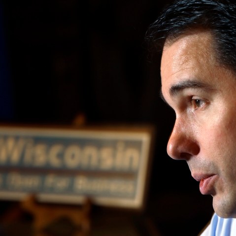 Wisconsin Gov. Scott Walker (Photo by Morry Gash/AP)