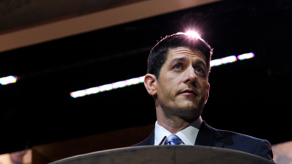 Rep. Paul Ryan speaks at the Conservative Political Action Committee annual conference in National Harbor, Md., March 6, 2014.