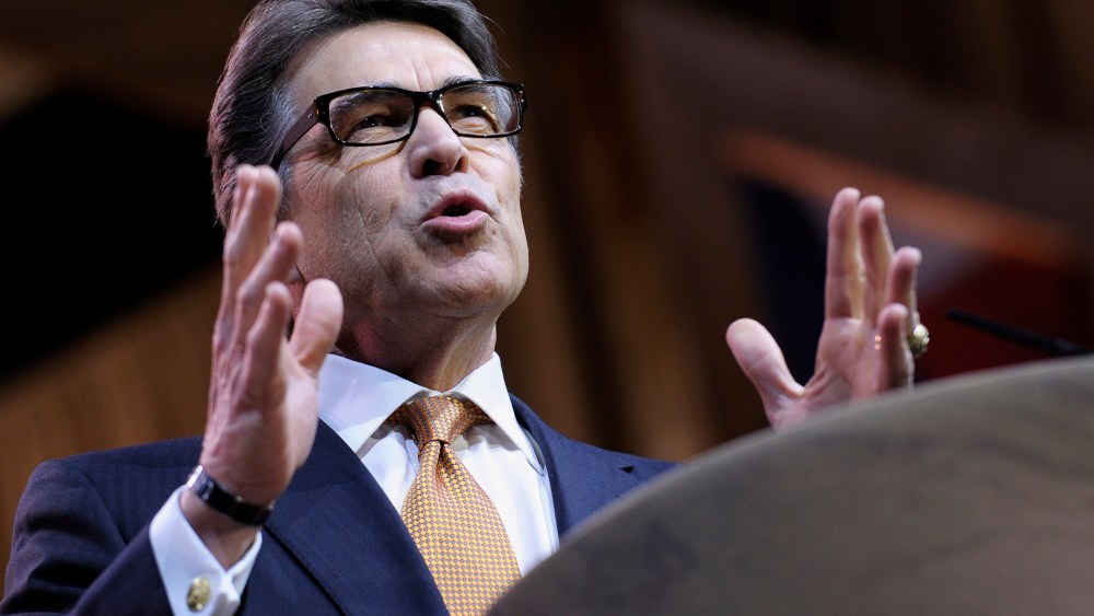 In this March 7, 2014 file photo, Texas Gov. Rick Perry speaks at the Conservative Political Action Committee annual conference in National Harbor, Md.