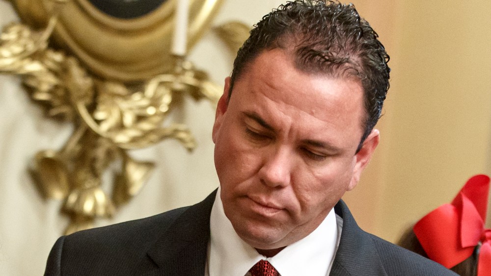 Rep. Vance McAllister, (R-LA) waits to be sworn in at the Capitol in Washington on Nov. 21, 2013.