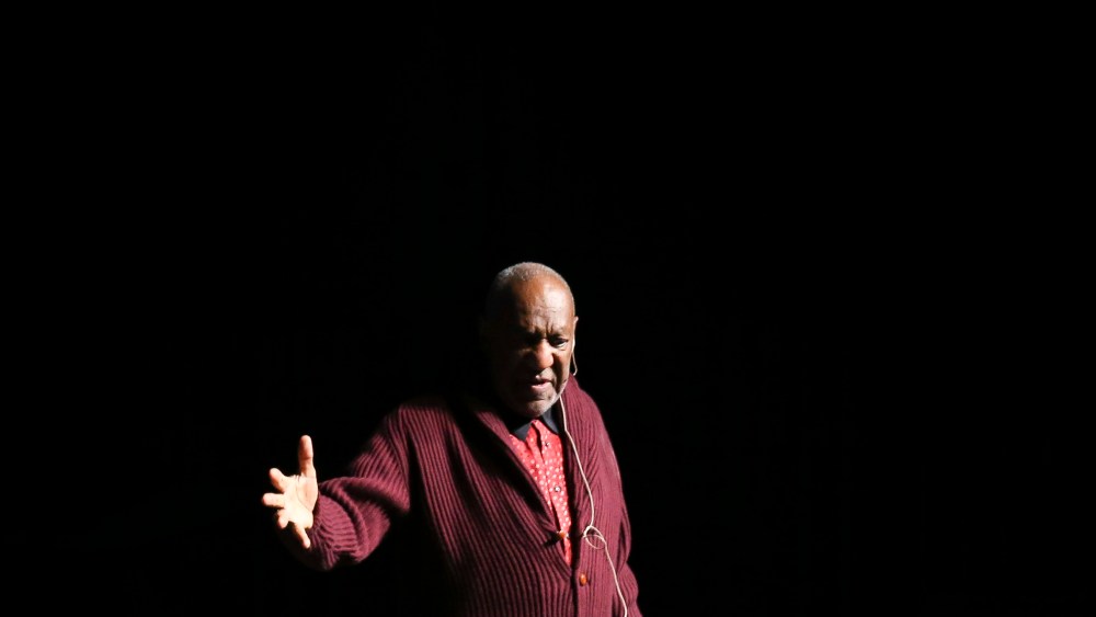 Comedian Bill Cosby performs at an event on Nov. 6, 2013, in New York, N.Y. (Photo by John Minchillo/Invision/AP)