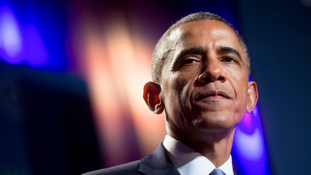 United States President Barack Obama speaks at the annual Women's Leadership Forum in Washington, D.C., U.S., on Friday, September 19, 2014.