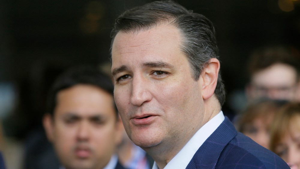 Republican presidential candidate, Sen. Ted Cruz, R-Texas, addresses the 2016 Mackinac Republican Leadership Conference, Sep. 19, 2015, in Mackinac Island, Mich. (Photo by Carlos Osorio/AP)