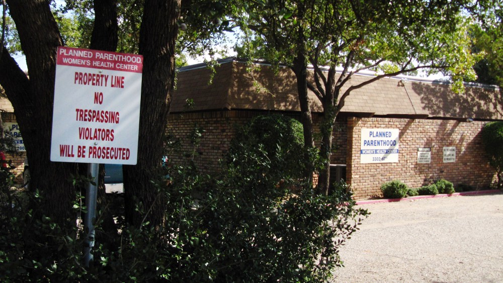 Planned Parenthood Women's Health Center in Lubbock, Texas, Oct. 28, 2013, after a federal judge ruled that new abortion restrictions passed by the Texas Legislature were unconstitutional. (Photo by Betsy Blaney/AP)