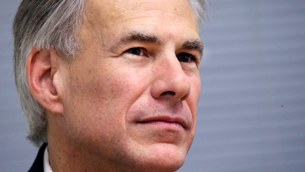 Texas Attorney General and gubernatorial candidate Greg Abbott listens during a meeting, Dec. 3, 2013, in Plano, Texas.
