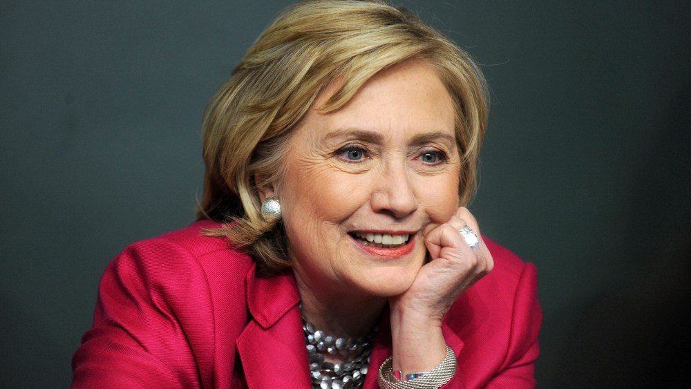 Former Secretary of State Hillary Clinton meets with people during a book signing for her new book, 'Hard Choices' at a Barnes & Noble on June 10, 2014 in New York, N.Y.