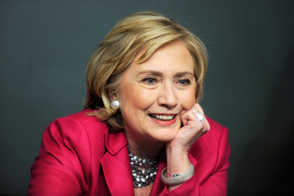 Former Secretary of State Hillary Clinton meets with people during a book signing on June 10, 2014 in New York, N.Y. (Photo by Dennis Van Tine/Geisler-Fotopres/picture-alliance/dpa/AP)