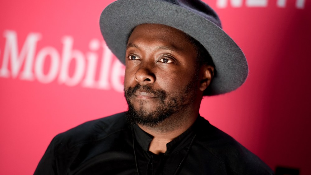Musician Will.I.Am attends T-Mobile's Launch of Un-carrier X held at the Shrine Auditorium, Nov. 10, 2015, in Los Angeles. (Photo by Richard Shotwell/Invision/AP)