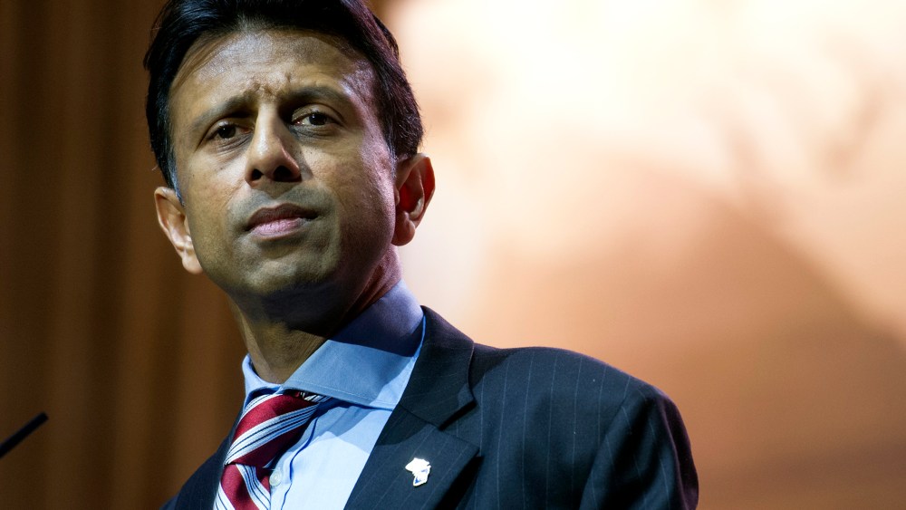 Louisiana Gov. Bobby Jindal speaks at the Conservative Political Action Committee annual conference in National Harbor, Md., March 6, 2014.