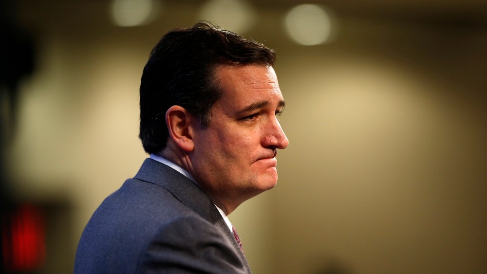 Sen. Ted Cruz, R-Texas, speaks at an event at the Heritage Foundation, Feb. 10, 2014, in Washington.