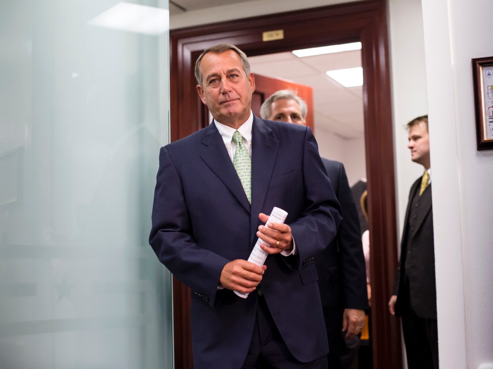 John Boehner, Budget Impasse - Emma Margolin - 09/18/2013
