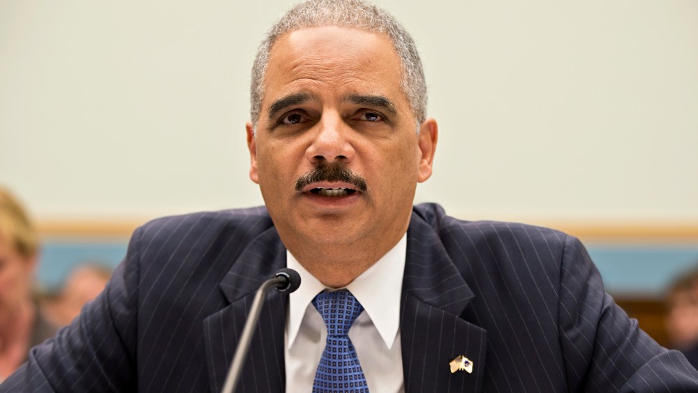 Attorney General Eric Holder, the nation's top law enforcement official, testifies on Capitol Hill in Washington, Wednesday, May 15, 2013, before the House Judiciary Committee oversight hearing on the Justice Department. (Photo by J. Scott Applewhite...