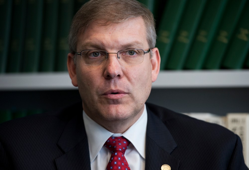 Rep. Barry Loudermilk, Republican from Georgia, interviewed as a candidate by Roll Call, February 10, 2014.