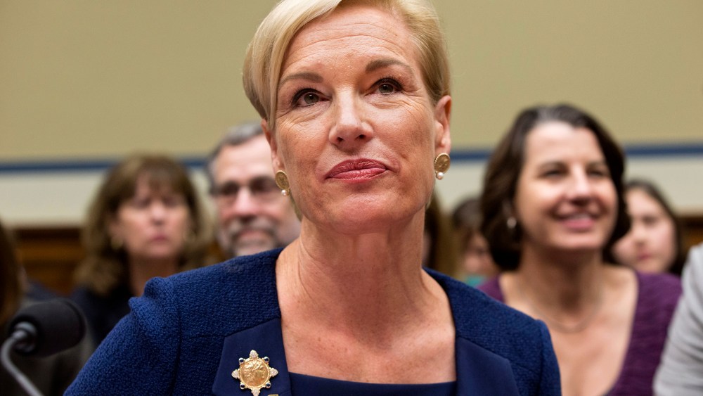 Planned Parenthood Federation of America President Cecile Richards listens while testifying on Capitol Hill in Washington, Sep. 29, 2015, before the House Oversight and Government Reform Committee hearing. (Photo by Jacquelyn Martin/AP)