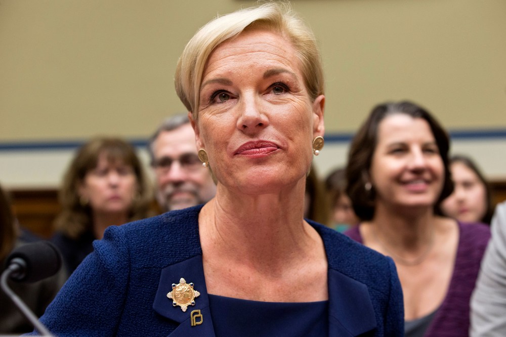 Planned Parenthood Federation of America President Cecile Richards listens while testifying on Capitol Hill in Washington, Sep. 29, 2015, before the House Oversight and Government Reform Committee hearing. (Photo by Jacquelyn Martin/AP)