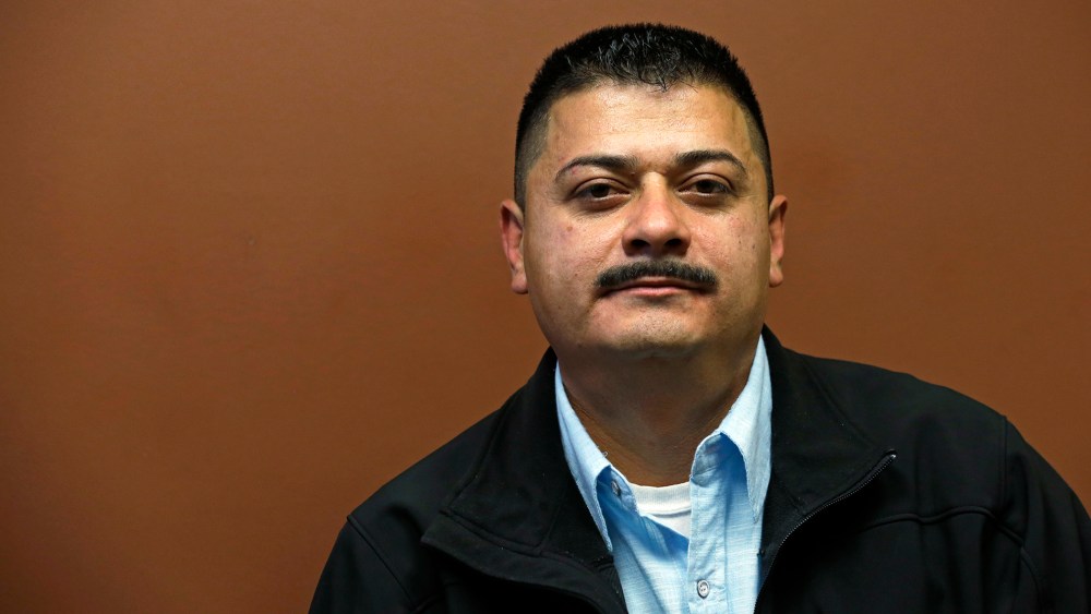 In this photo taken Friday, Oct. 17, 2014, Ignacio Lanuza-Torres sits for a portrait in Seattle, Wash. (Photo by Elaine Thompson/AP)
