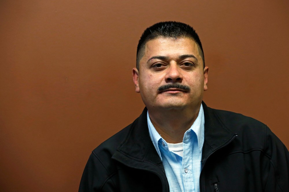 In this photo taken Friday, Oct. 17, 2014, Ignacio Lanuza-Torres sits for a portrait in Seattle, Wash. (Photo by Elaine Thompson/AP)