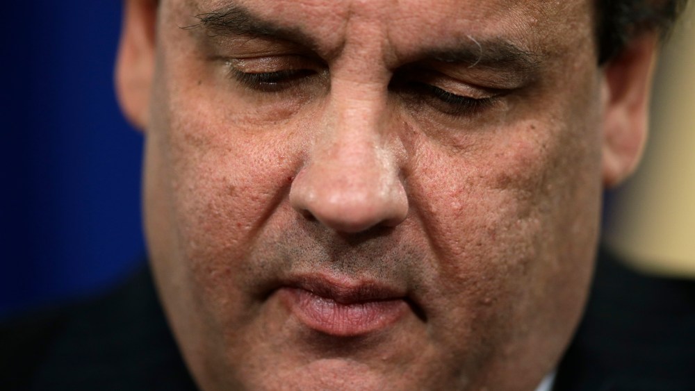 New Jersey Gov. Chris Christie speaks during a news conference, Jan. 9, 2014, at the Statehouse in Trenton, N.J.