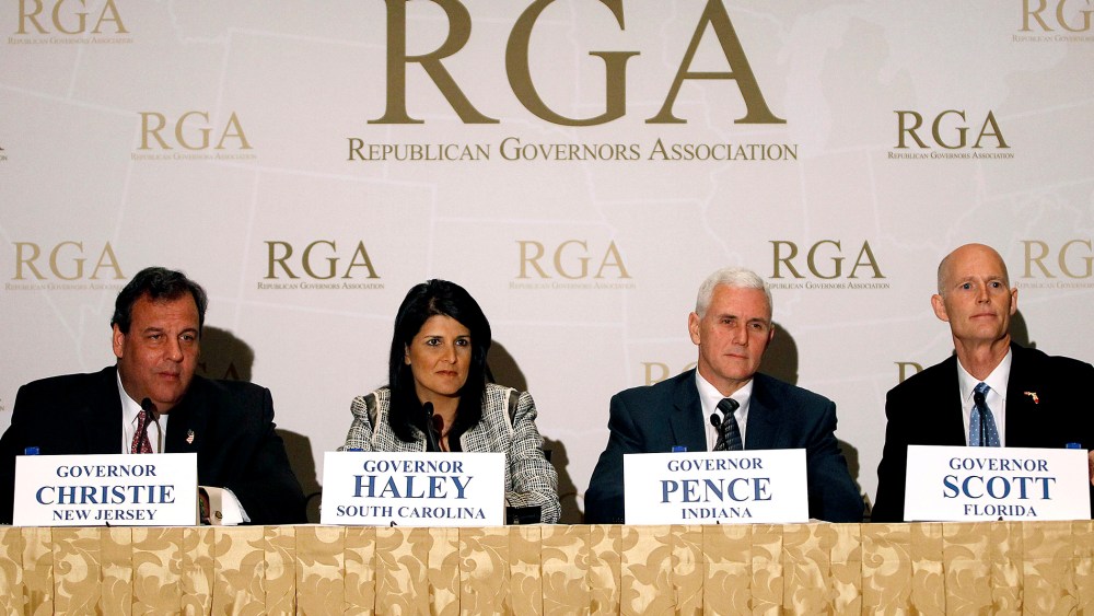 Chris Christie, Nikki Haley, Mike Pence, Rick Scott