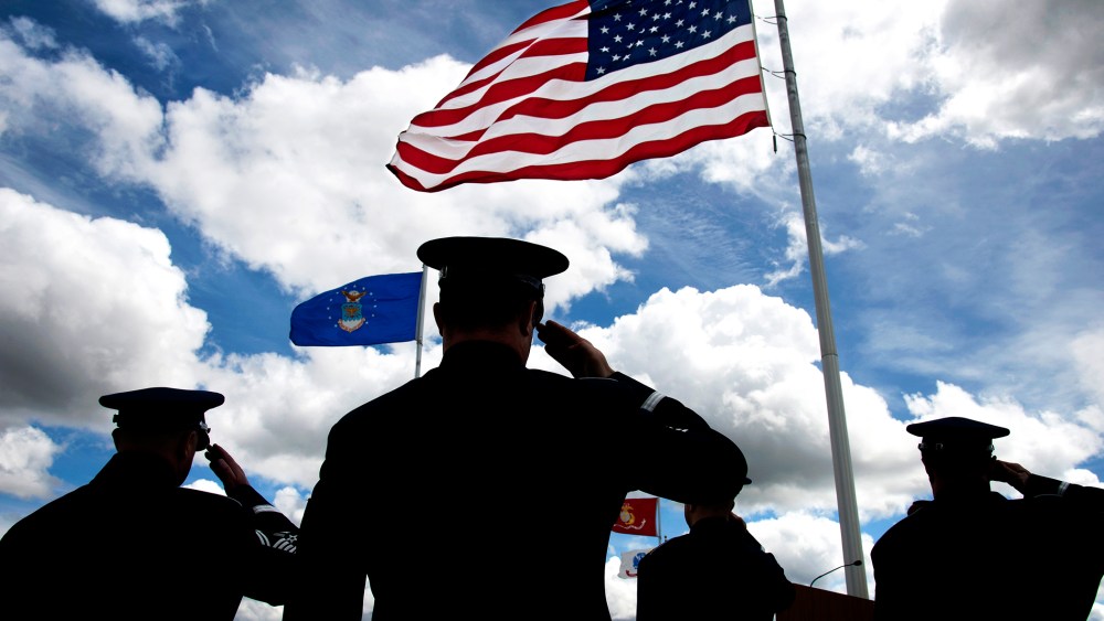 A Memorial Day Ceremony in Washington.