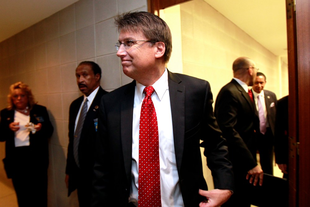 North Carolina Governor Pat McCrory