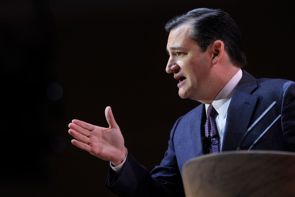Sen. Ted Cruz, R-Texas, speaks at the Conservative Political Action Committee annual conference, March 6, 2014, in National Harbor, Md.