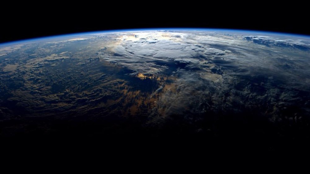 Sunrise seen from the International Space Station on Sept. 29, 2014. (Photo by Reid Wiseman/NASA/REX/AP)