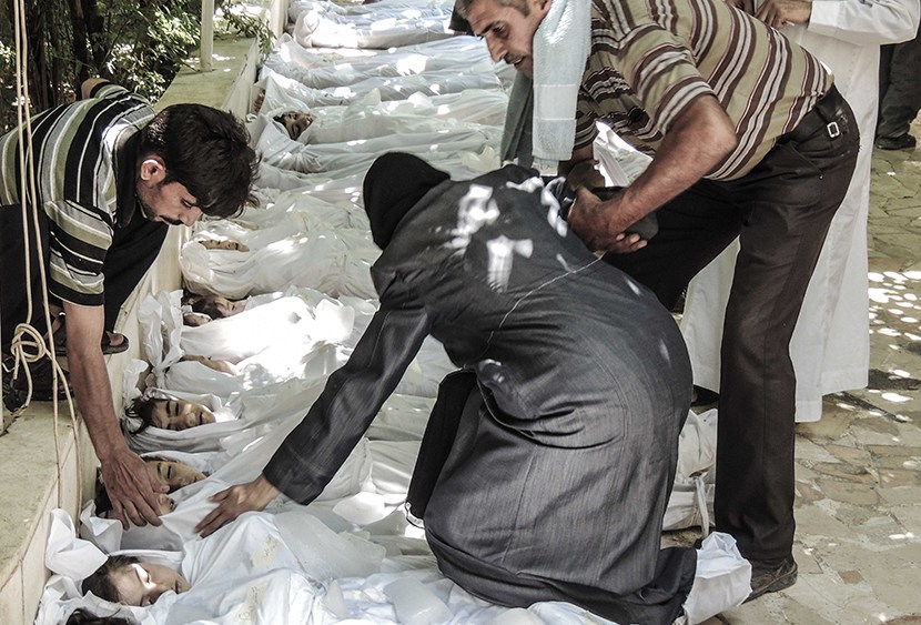 Aftermath of Chemical Weapon Attacks in Damascus, Syria - 08/26/2013